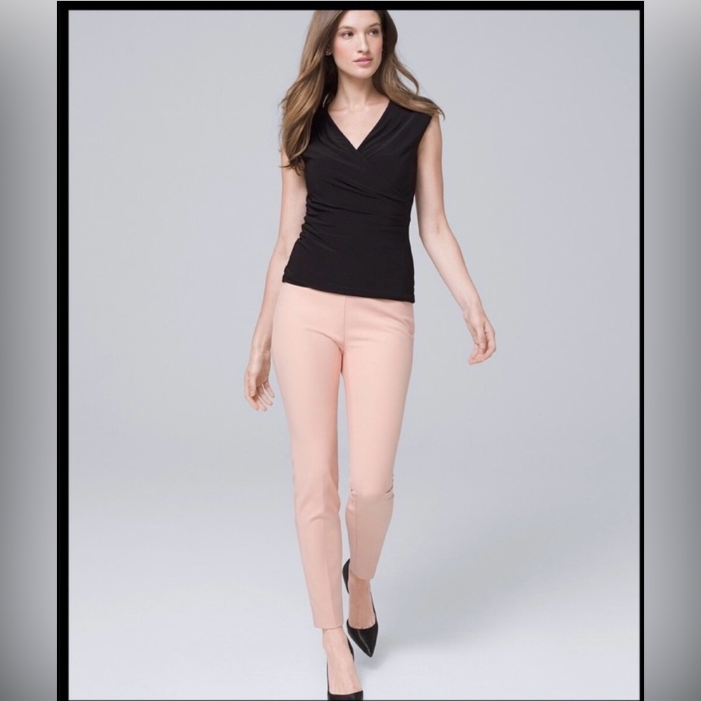 NWT “Cameo Rose”Blush WHBM Skinny pants